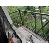 Изготовили новый металлический парапет на балкон 